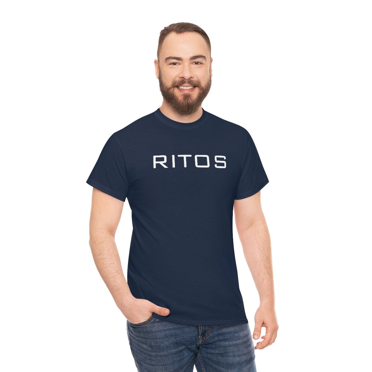 RITOS Cotton Tee Casual Crew Shirt