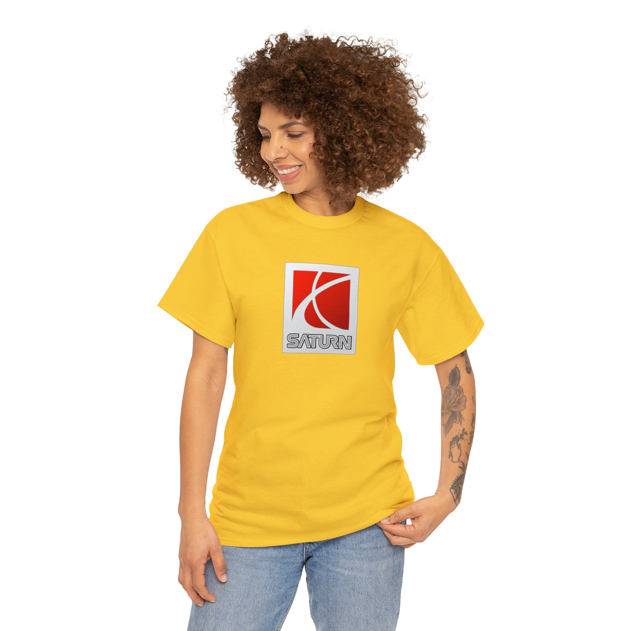 Saturn Logo Unisex Heavy Cotton Tee