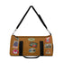 Vintage Style Hotel Travel Sticker Duffel Bag