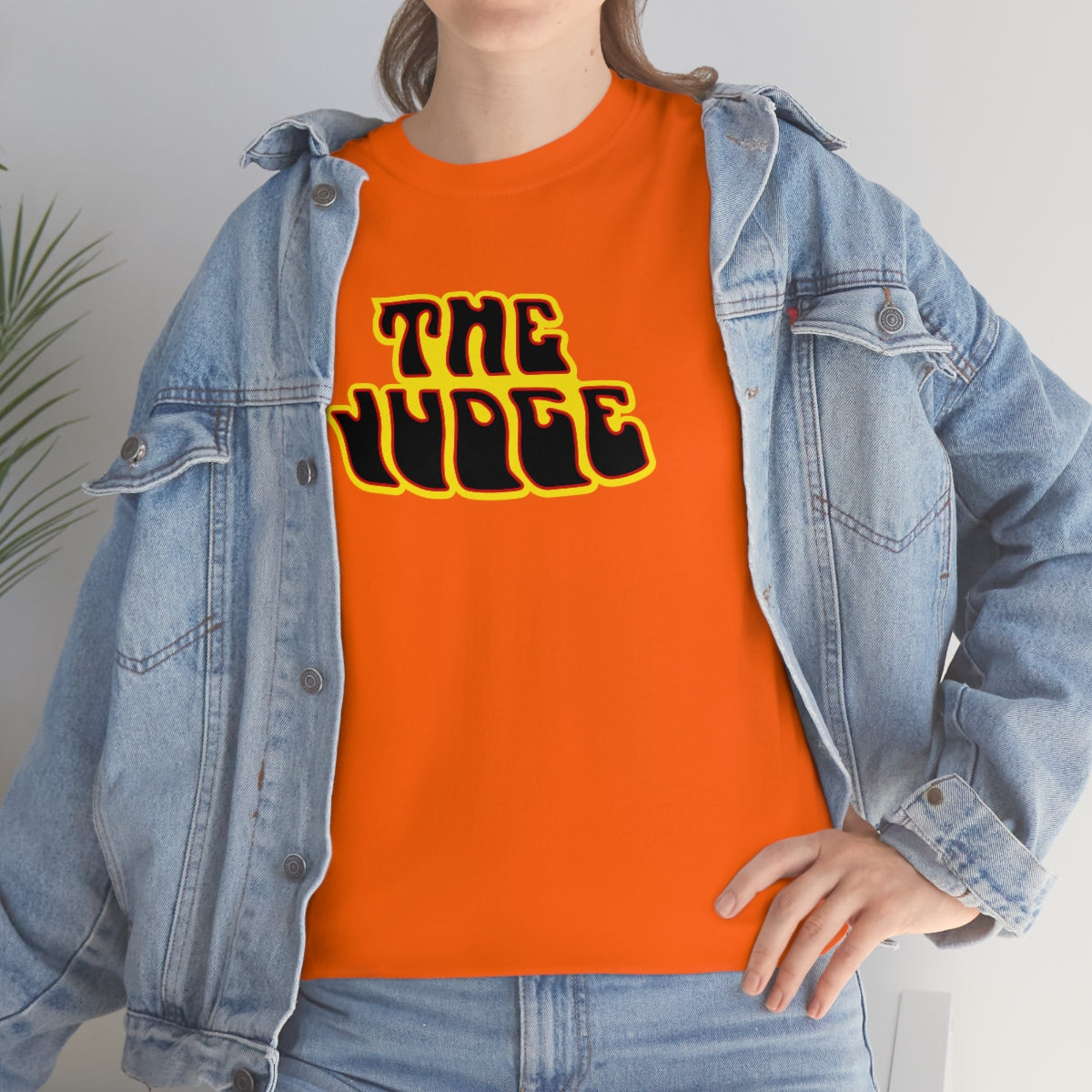 The Judge Pontiac GTO Unisex Heavy Cotton Tee Orange