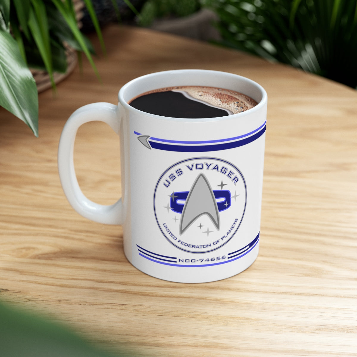Voyager Ceramic Coffee Mug 11oz STV Janeway