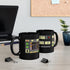 Starship Scanner 11oz Black Coffee Mug TNG