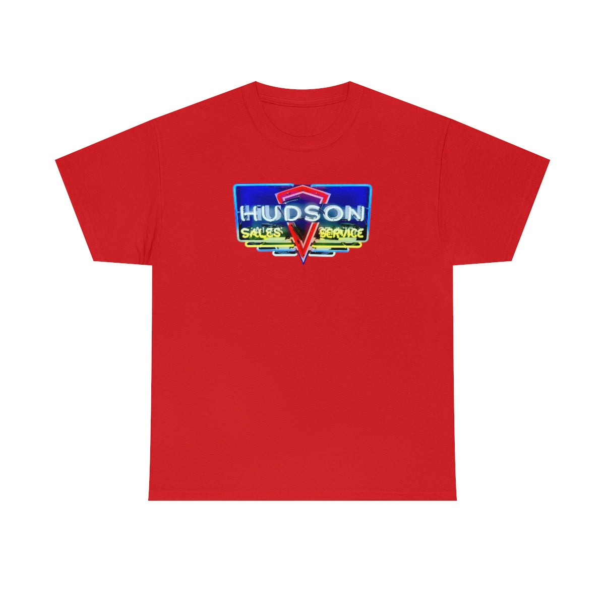 Hudson Neon Sign Retro Cotton Tee