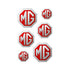 MG Emblem Vinyl Decals / Stickers Classic Car