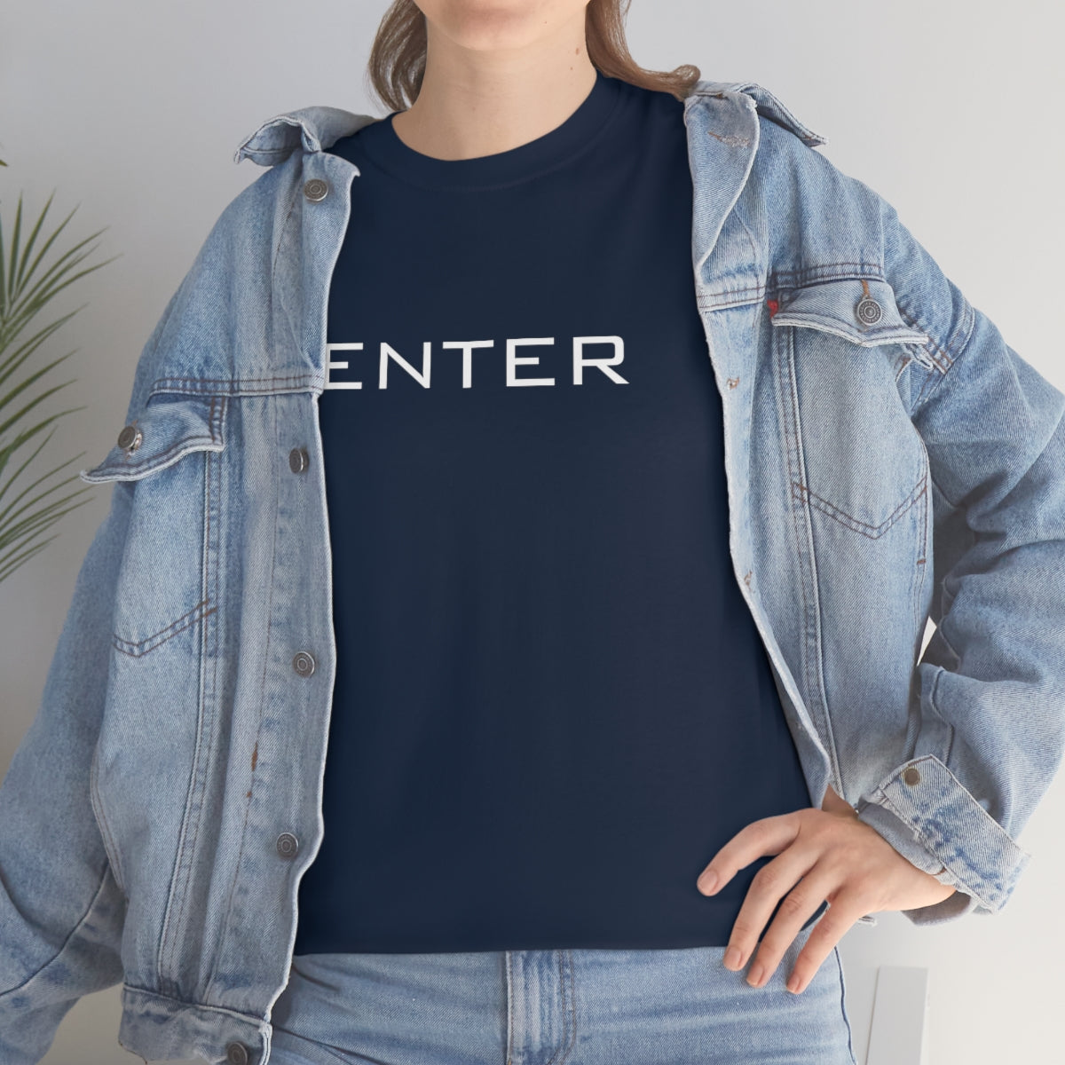 ENTER Cotton Tee Casual Crew Shirt