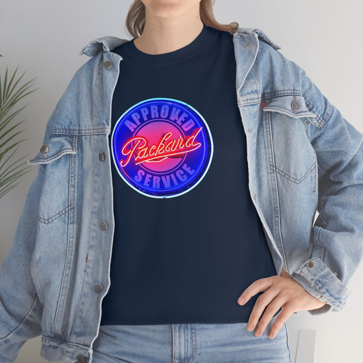 Packard Neon Sign Retro Cotton Tee