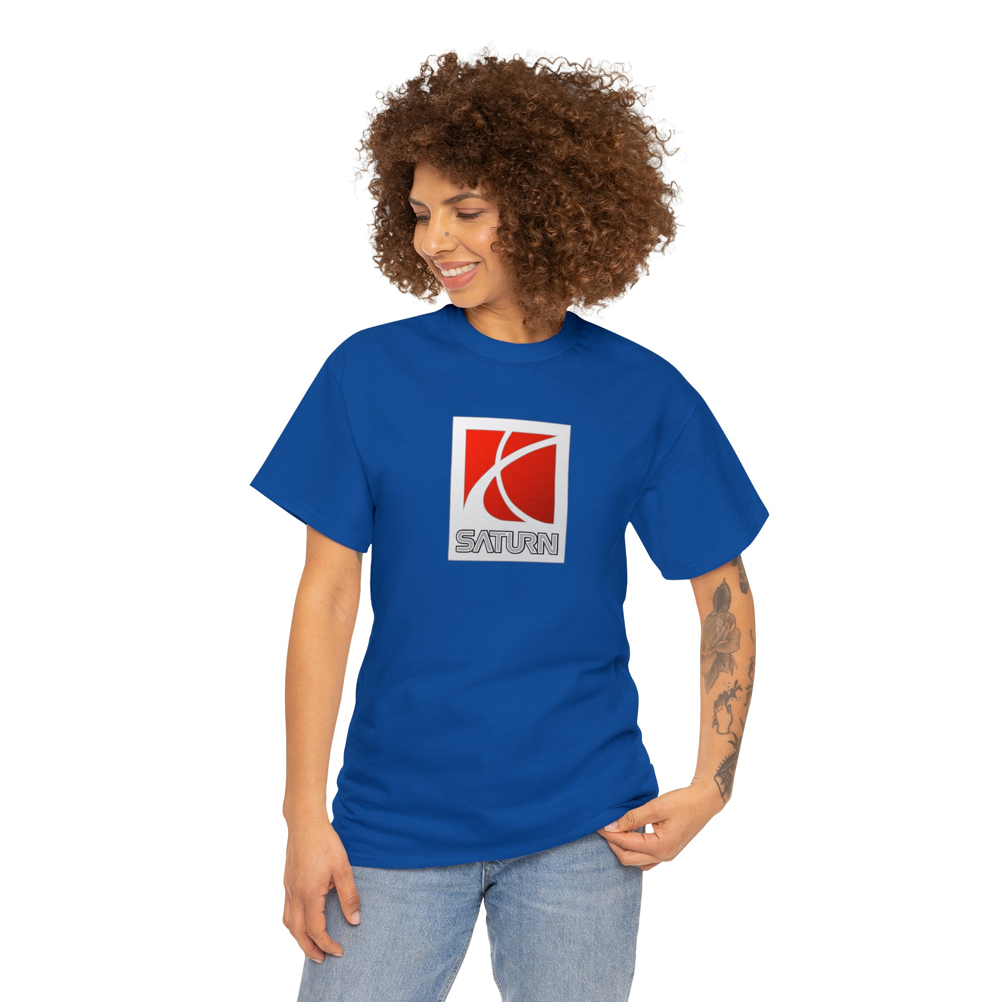 Saturn Logo Unisex Heavy Cotton Tee