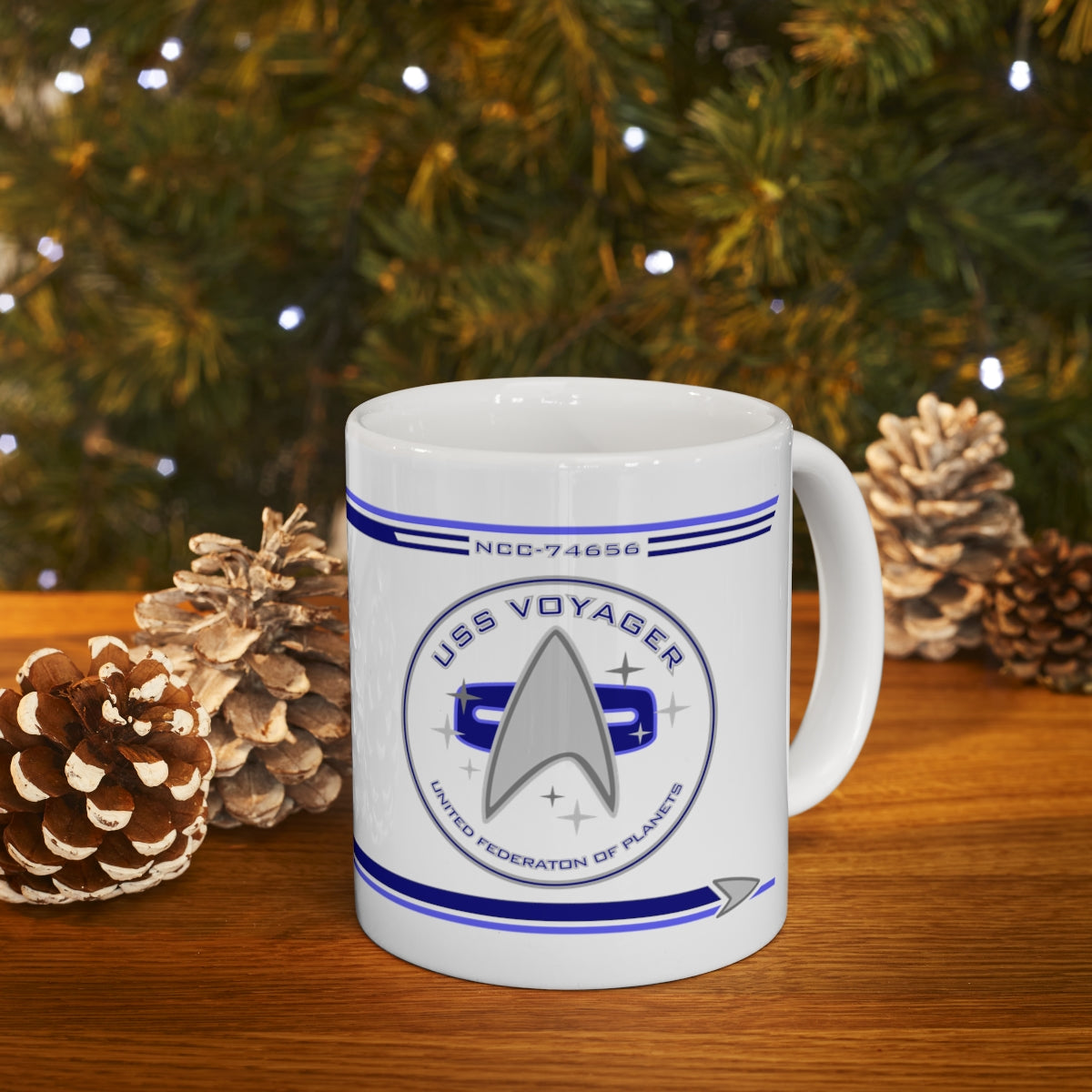 Star Trek: Voyager Property Of U.S.S. Voyager White Mug
