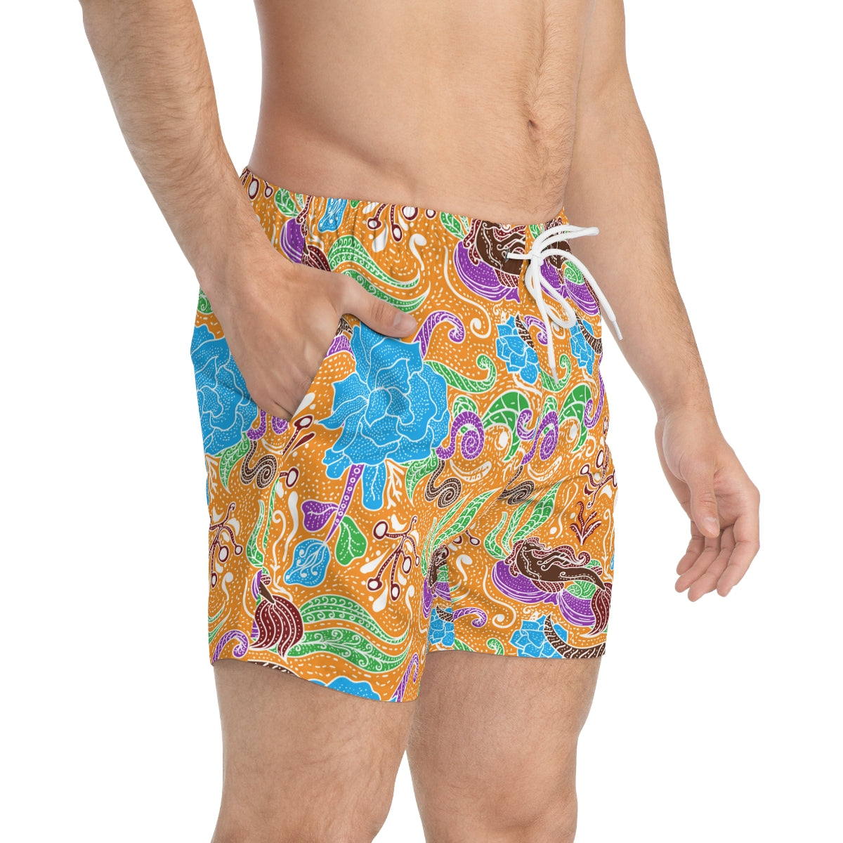 Batik Swim Trunks