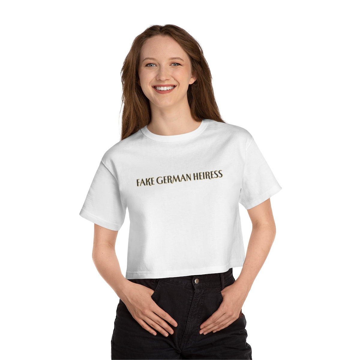 Fake German Heiress Women's Cropped T-Shirt - Anna Delvey