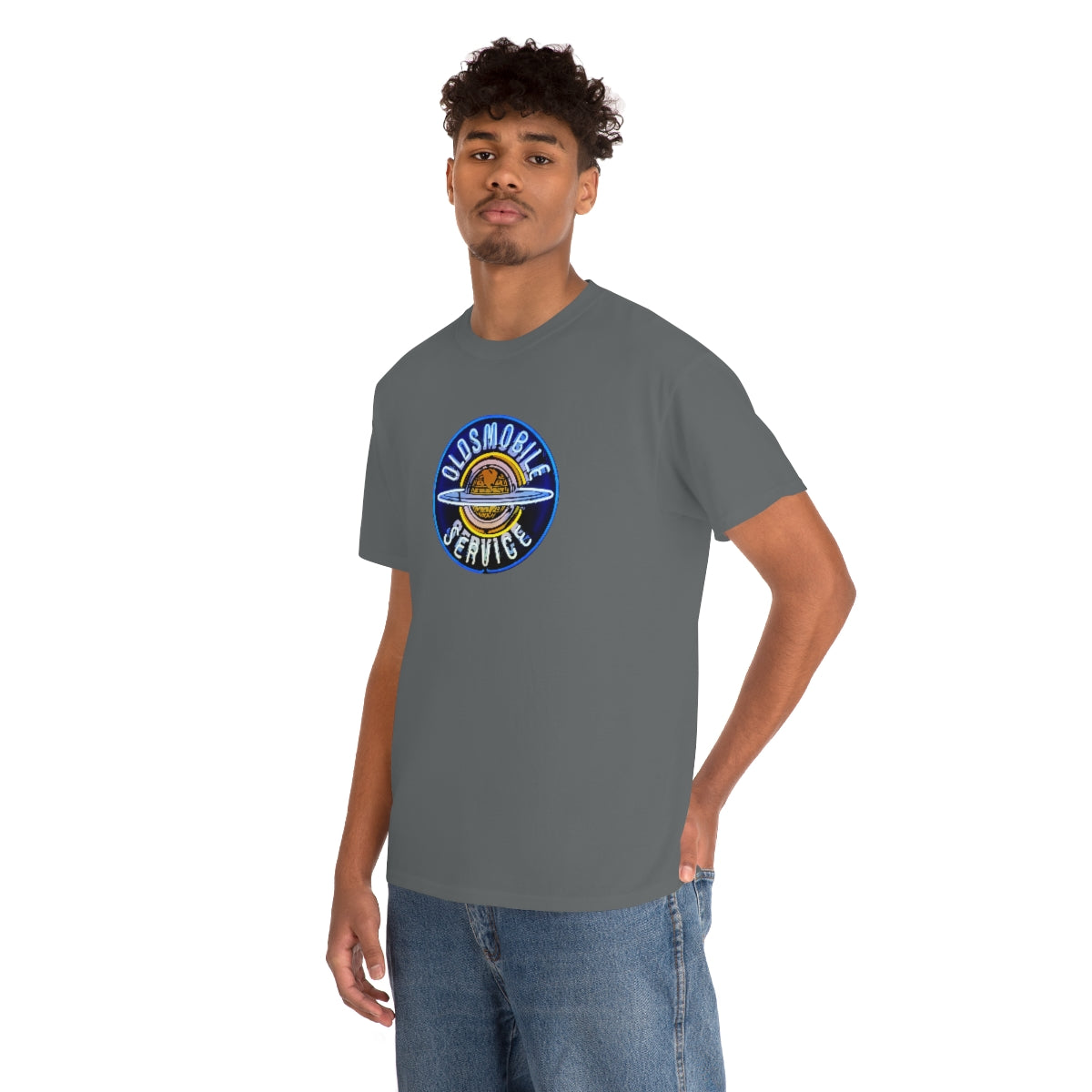 Oldsmobile Neon Sign Retro Cotton Tee