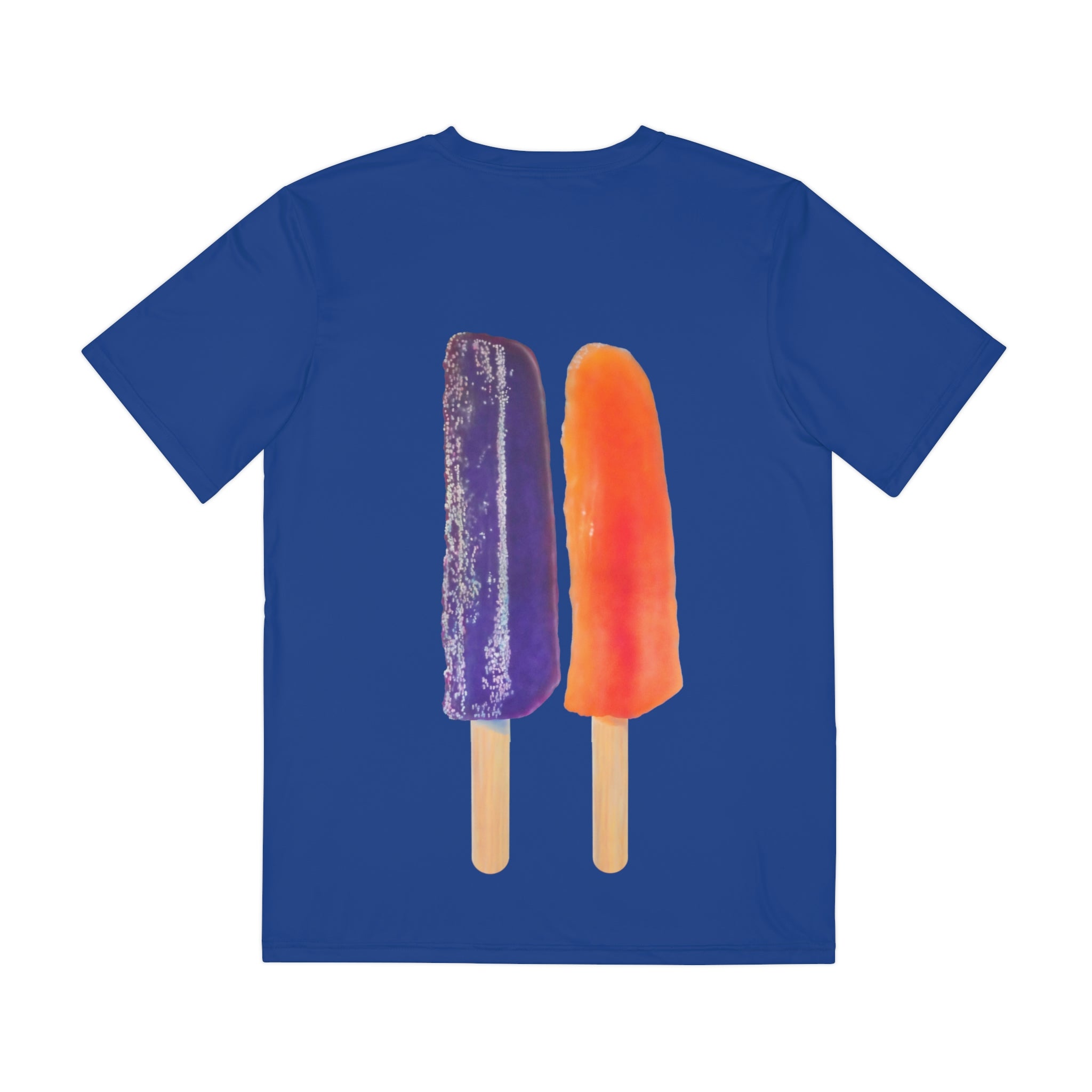 Purple and Orange Popsicle Short Sleeve Shirt