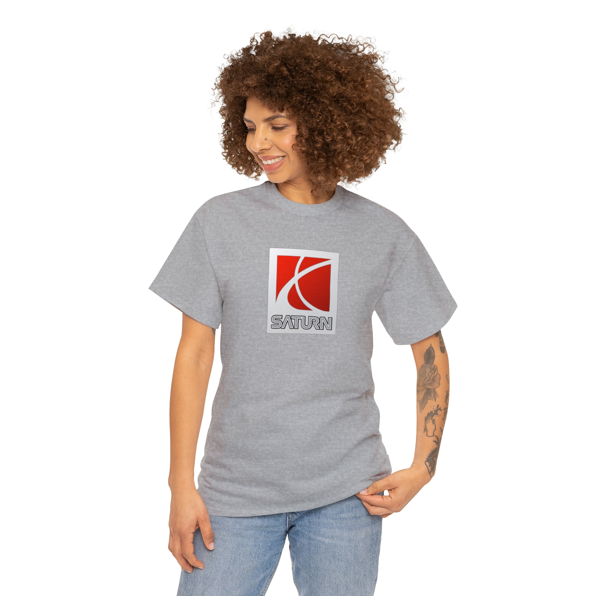 Saturn Logo Unisex Heavy Cotton Tee