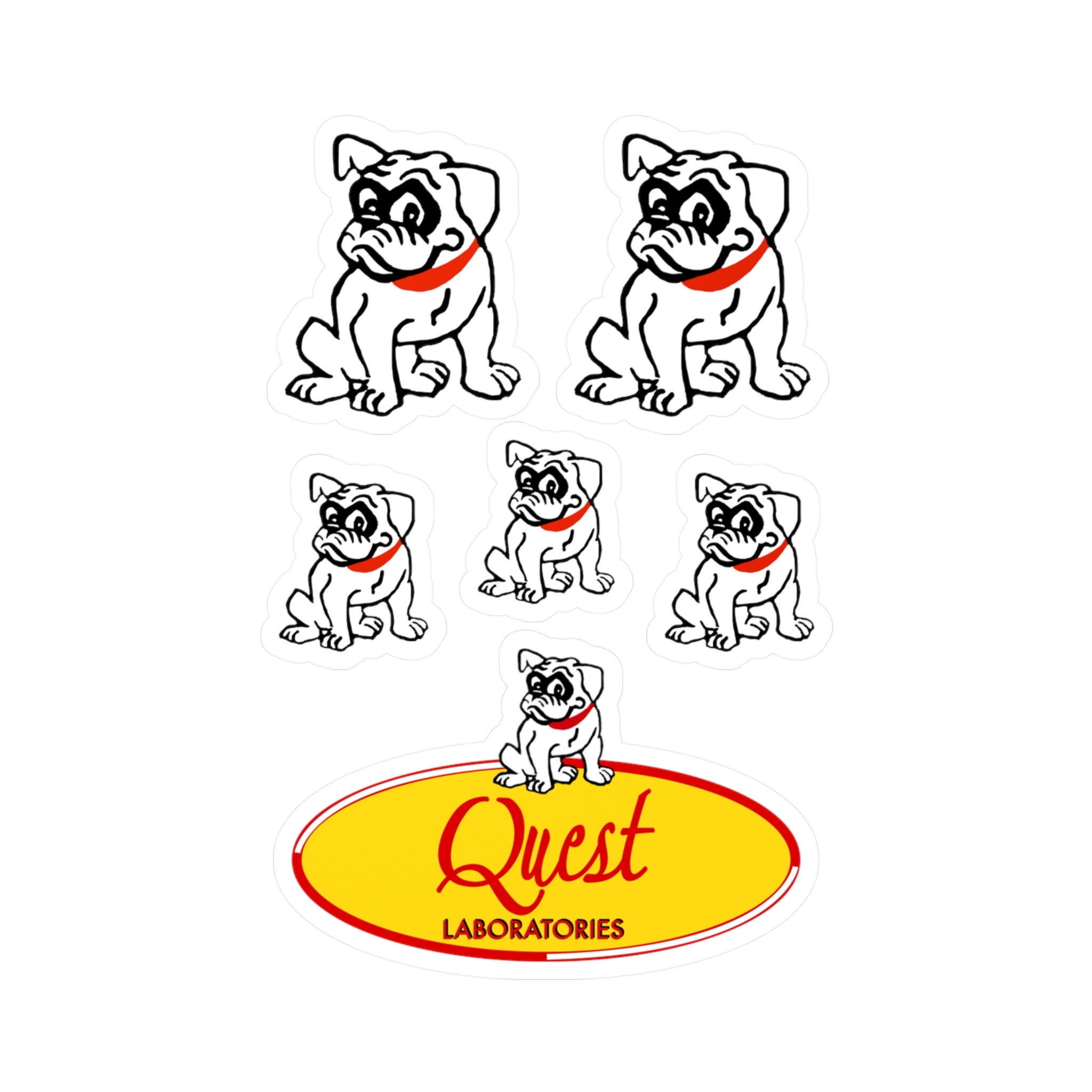 Bandit and Quest Laboratories Kiss-Cut Vinyl Decals Jonny Johnny