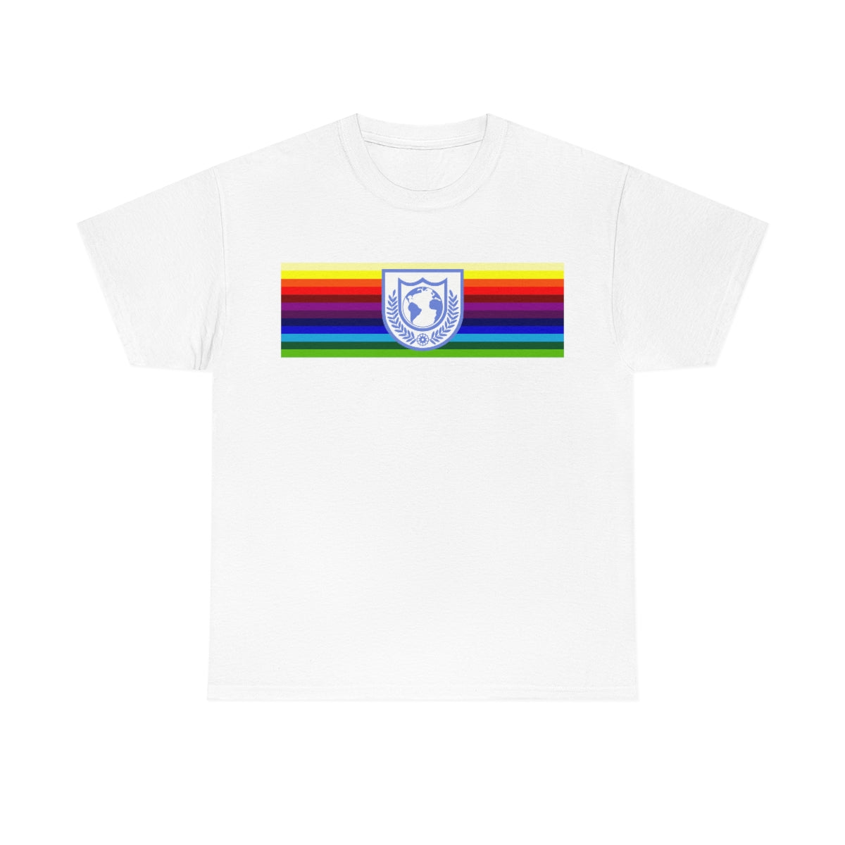 Buck Earth Defense Directorate Rainbow Heavy Cotton Tee