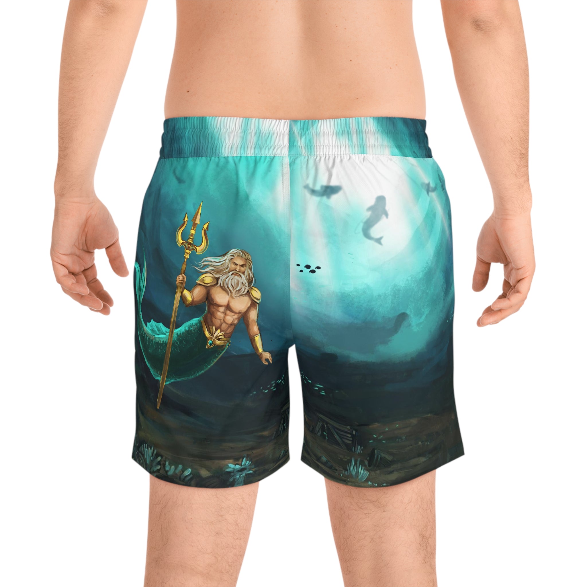 Neptune's Treasure Men's Swim Trunks