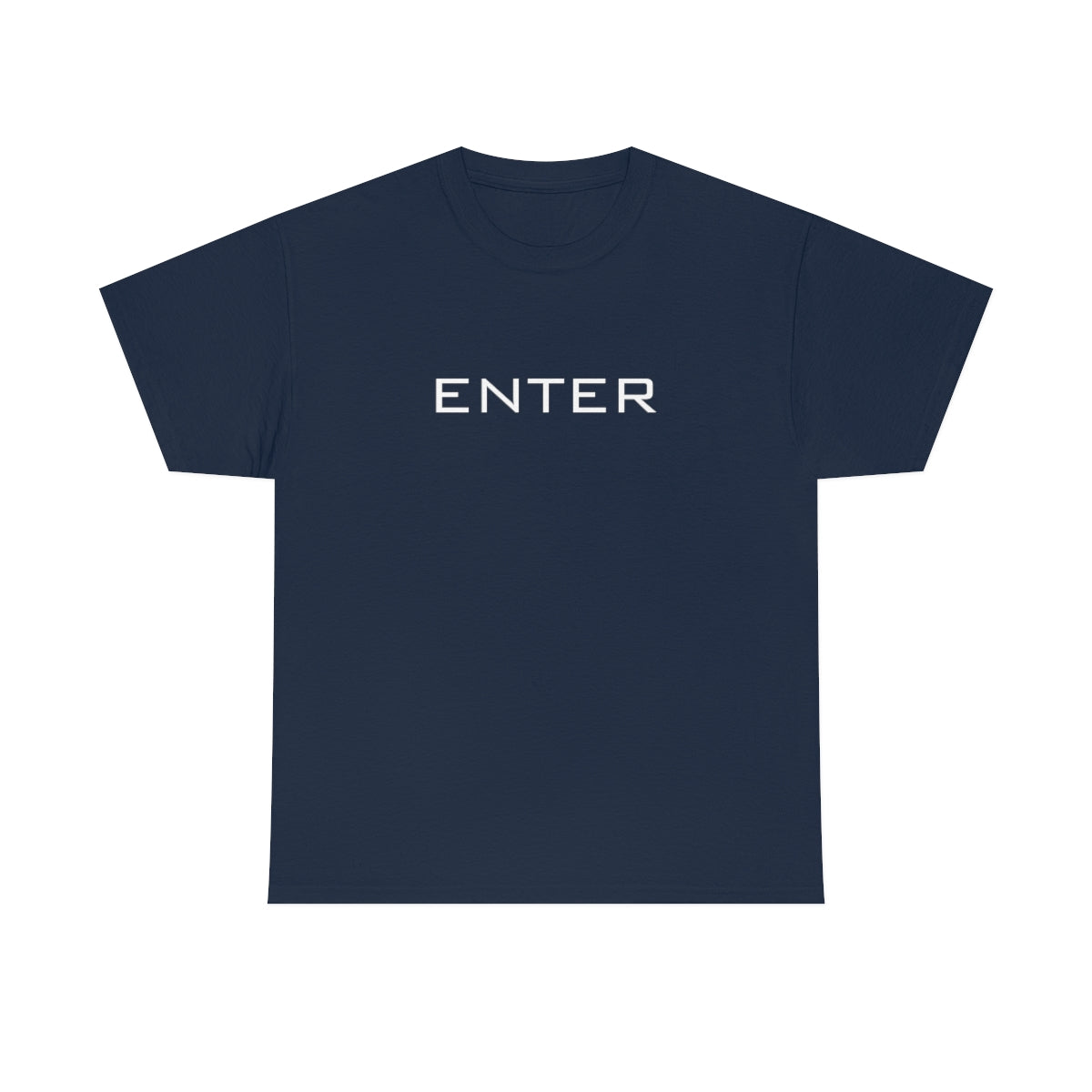 ENTER Cotton Tee Casual Crew Shirt