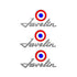 AMC Javelin Vinyl Sticker Assortment Badge Logo Script Emblem