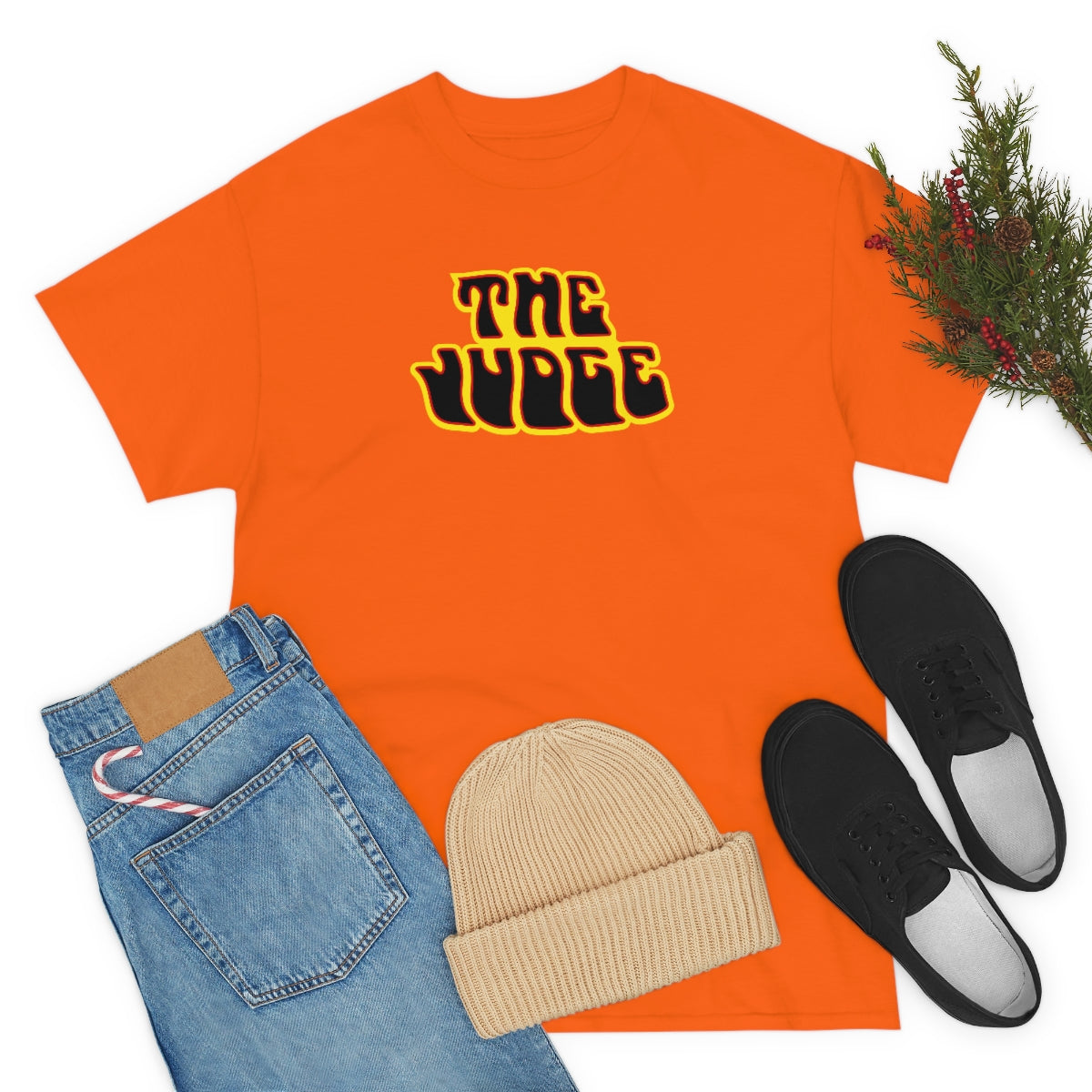 The Judge Pontiac GTO Unisex Heavy Cotton Tee Orange