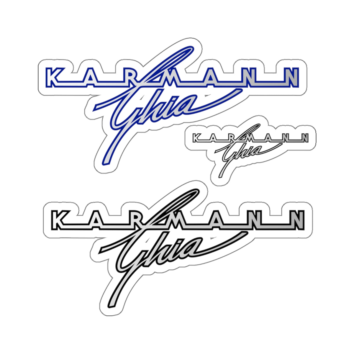 Karmann Ghia Stickers - VW