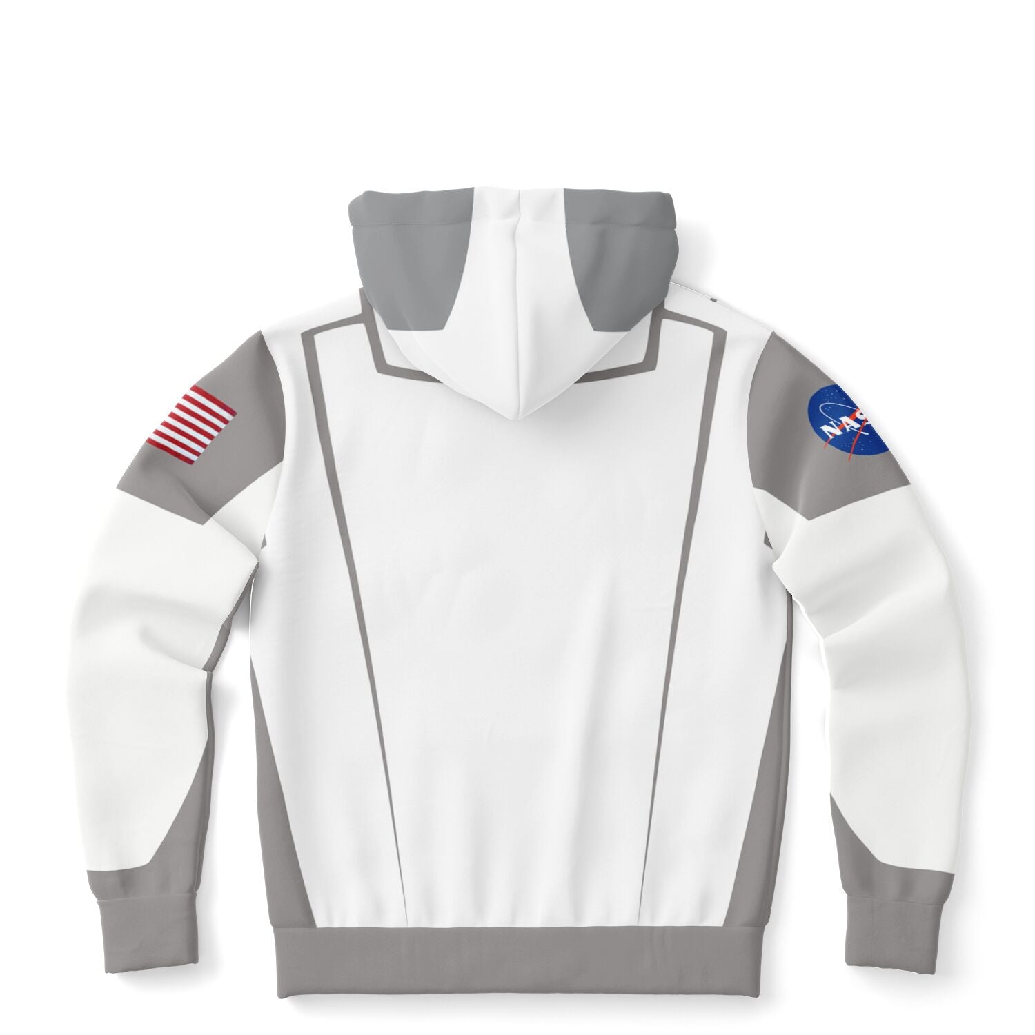 Athletic Zip-Up Hoodie - AOP