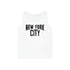 John Lennon Style New York City Unisex Cotton Tank Top