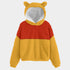 Kids Pooh Bear Hoodie With Ears