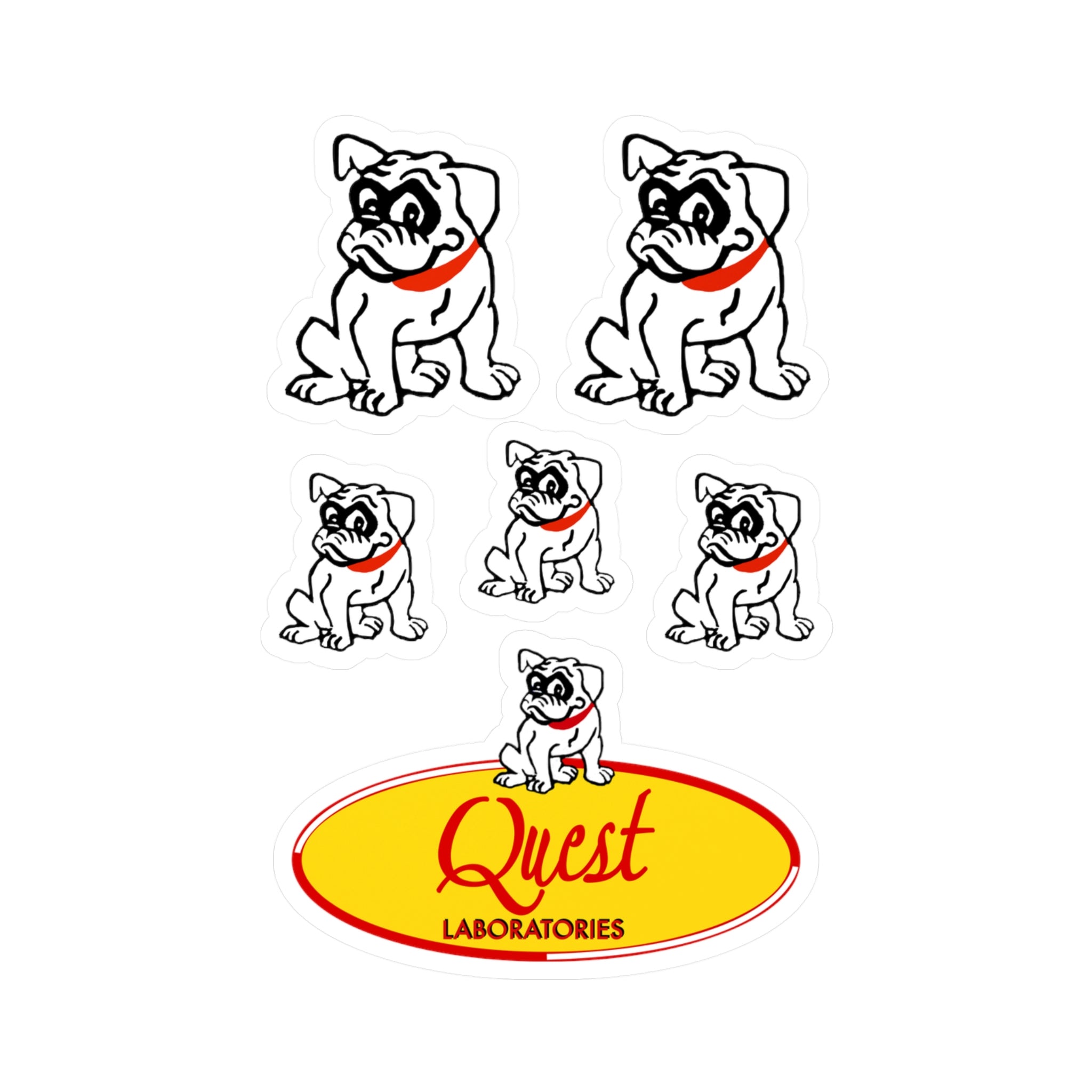 Bandit and Quest Laboratories Kiss-Cut Vinyl Decals