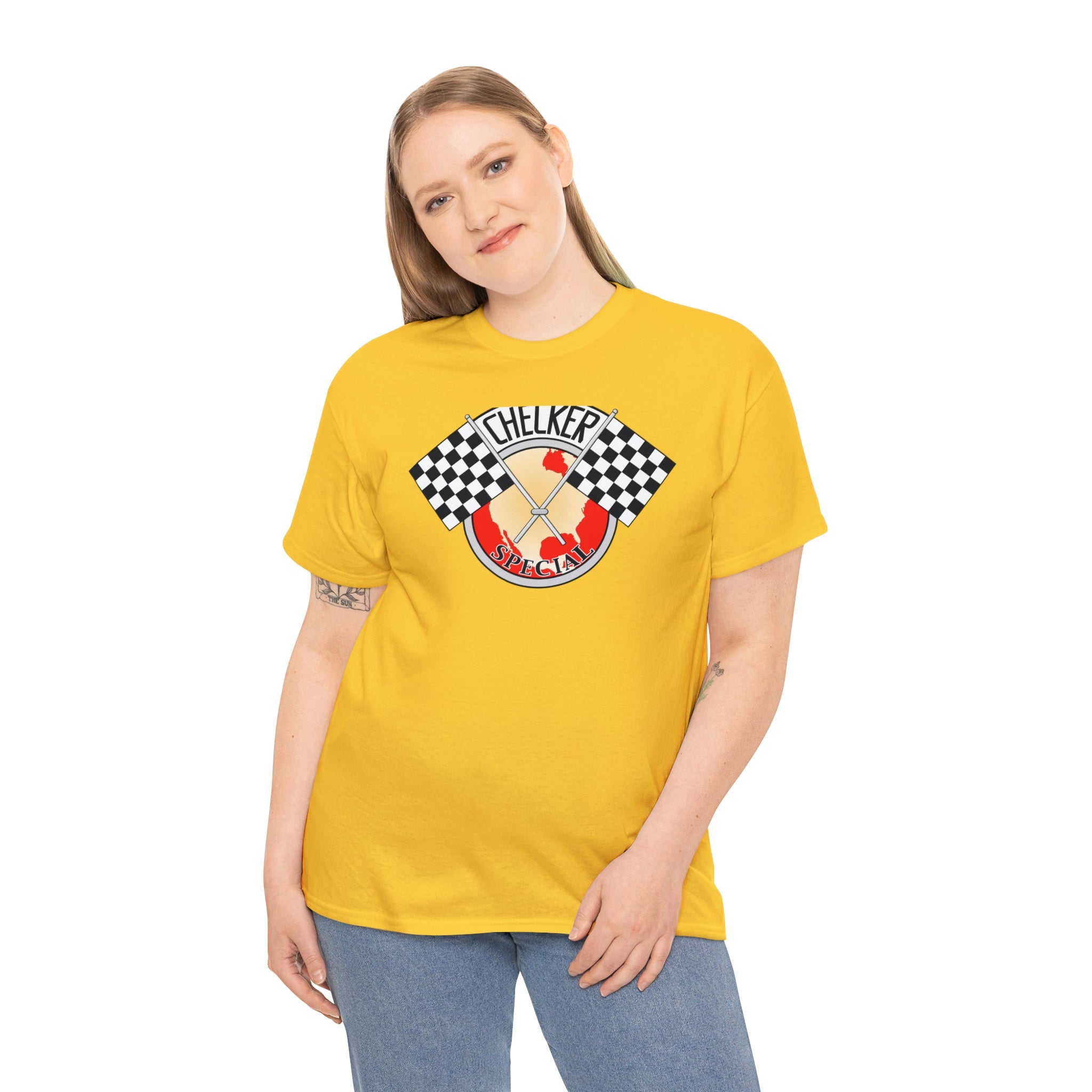 Checker Cab / Taxi Heavy Cotton Tee