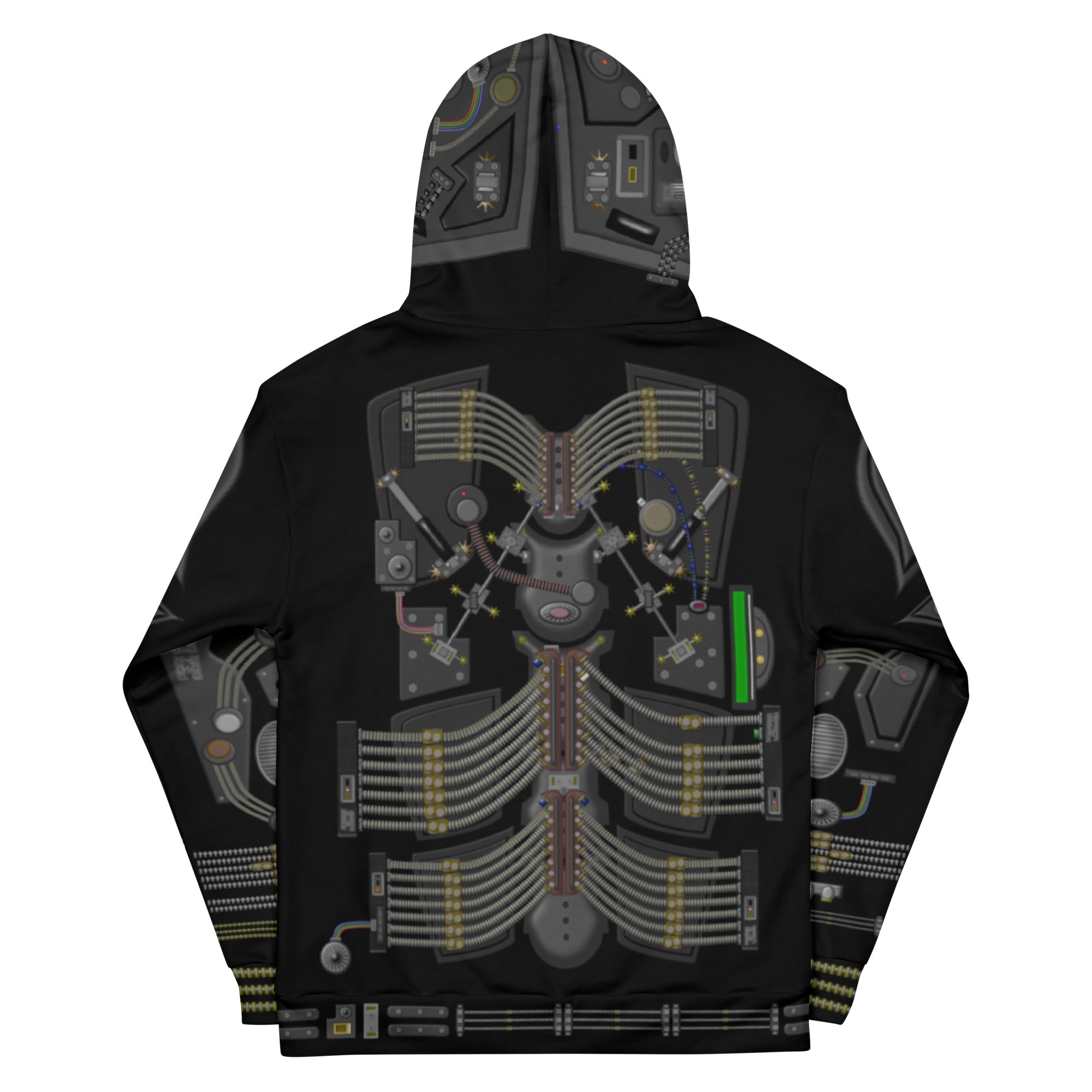 Cy Borg Pullover Hoodie Costume Uniform