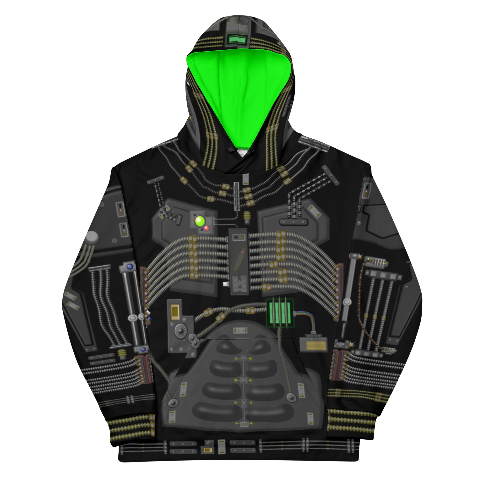 Cy Borg Pullover Hoodie Costume Uniform