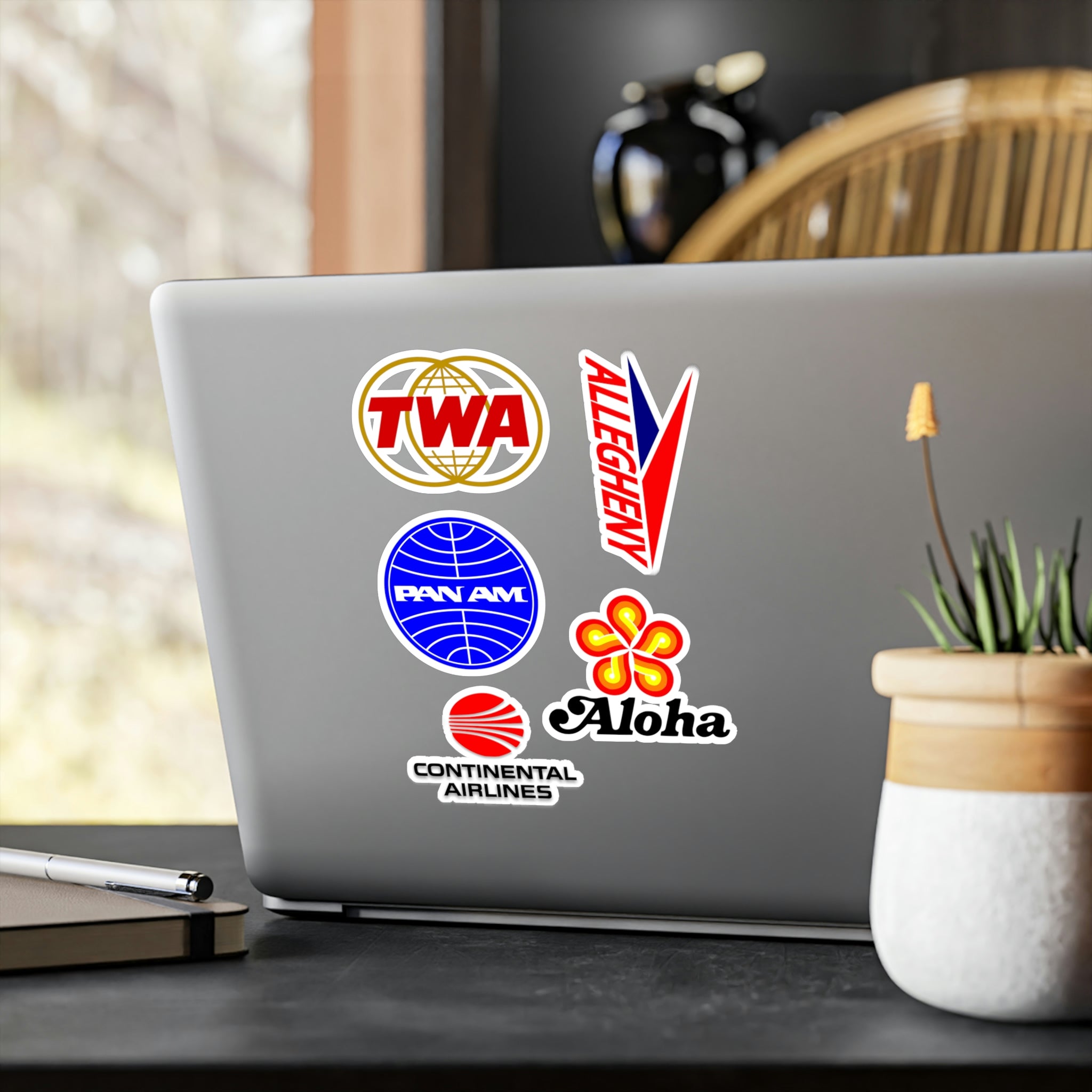 TWA Vinyl Decal Stickers Assortment