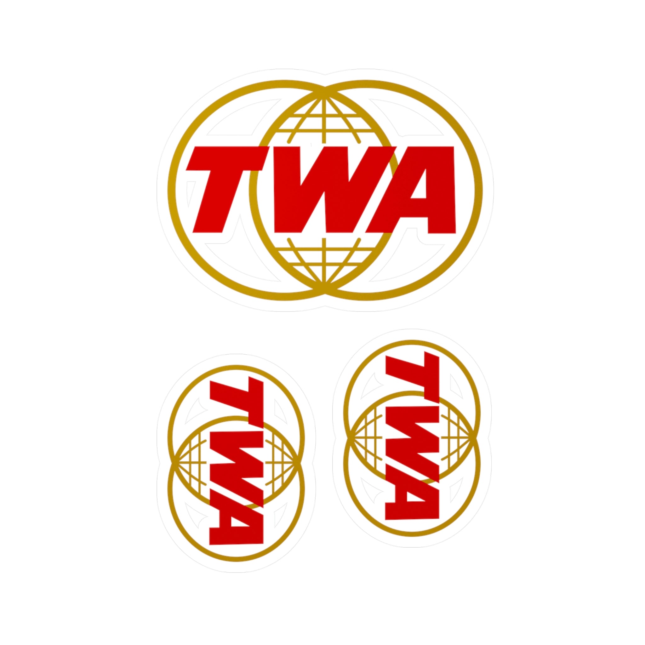 TWA Vinyl Decal Stickers