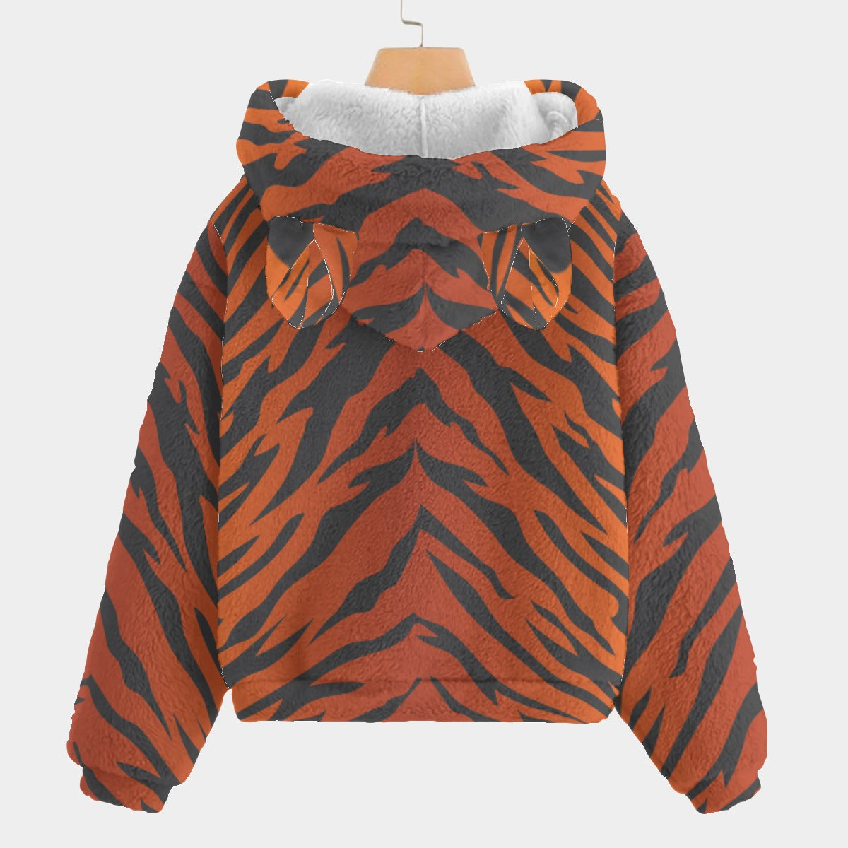 Azeeda 'Tiger' Children's Hoodie/Hooded Sweater 7-8 Years (KO00022838)
