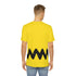 Zig Zag Cartoon Blockhead Costume Yellow Short Sleeve Shirt Charlie