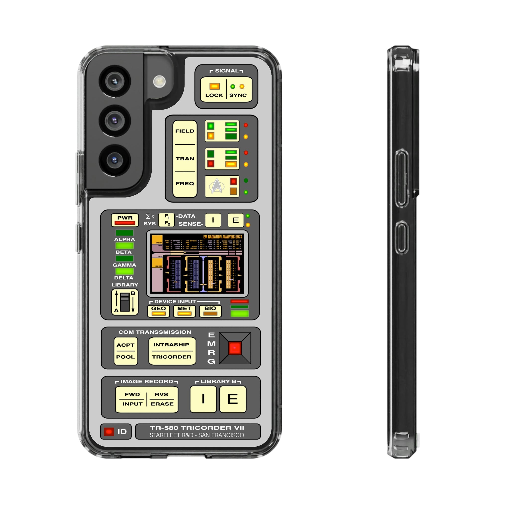 TNG Style Tricorder Samsung Phone Case Prop