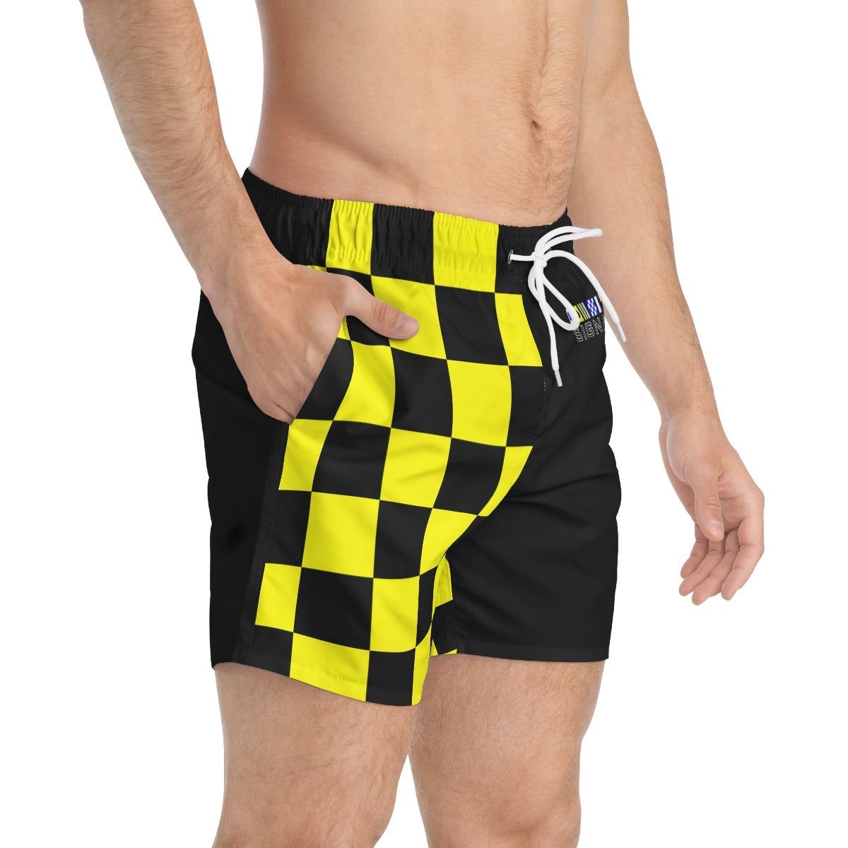 Signals Nautical Themed Swim Trunks - Lima