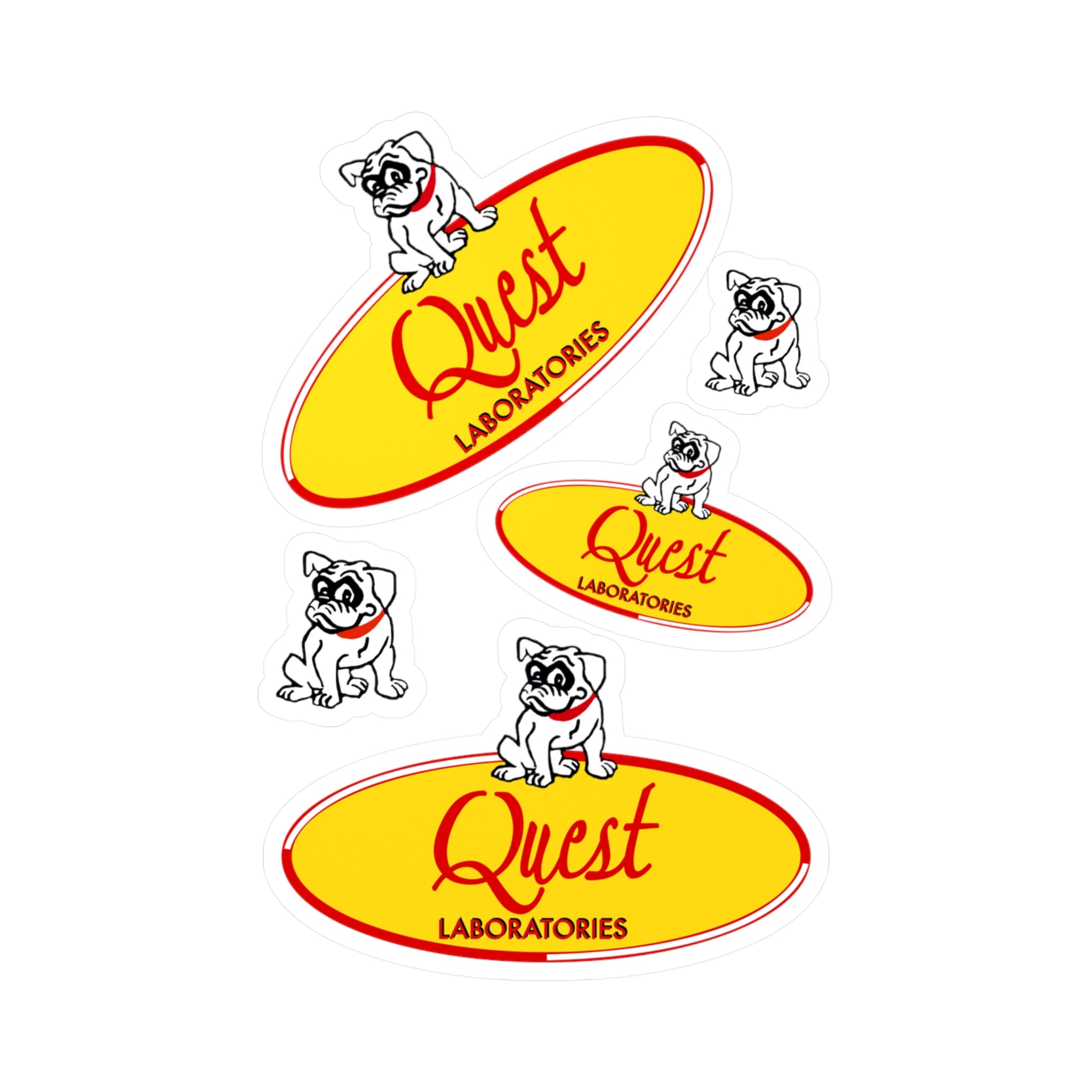 Bandit and Quest Laboratories Kiss-Cut Vinyl Decals Jonny Johnny