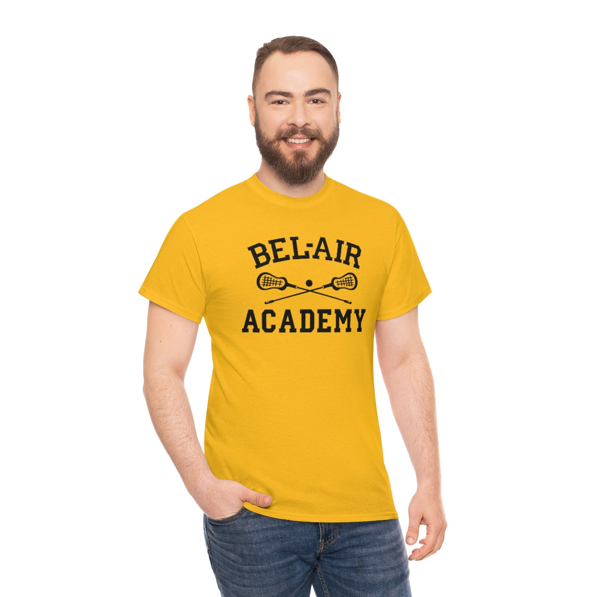 Bel-Air Academy Lacrosse Heavy Cotton Tee