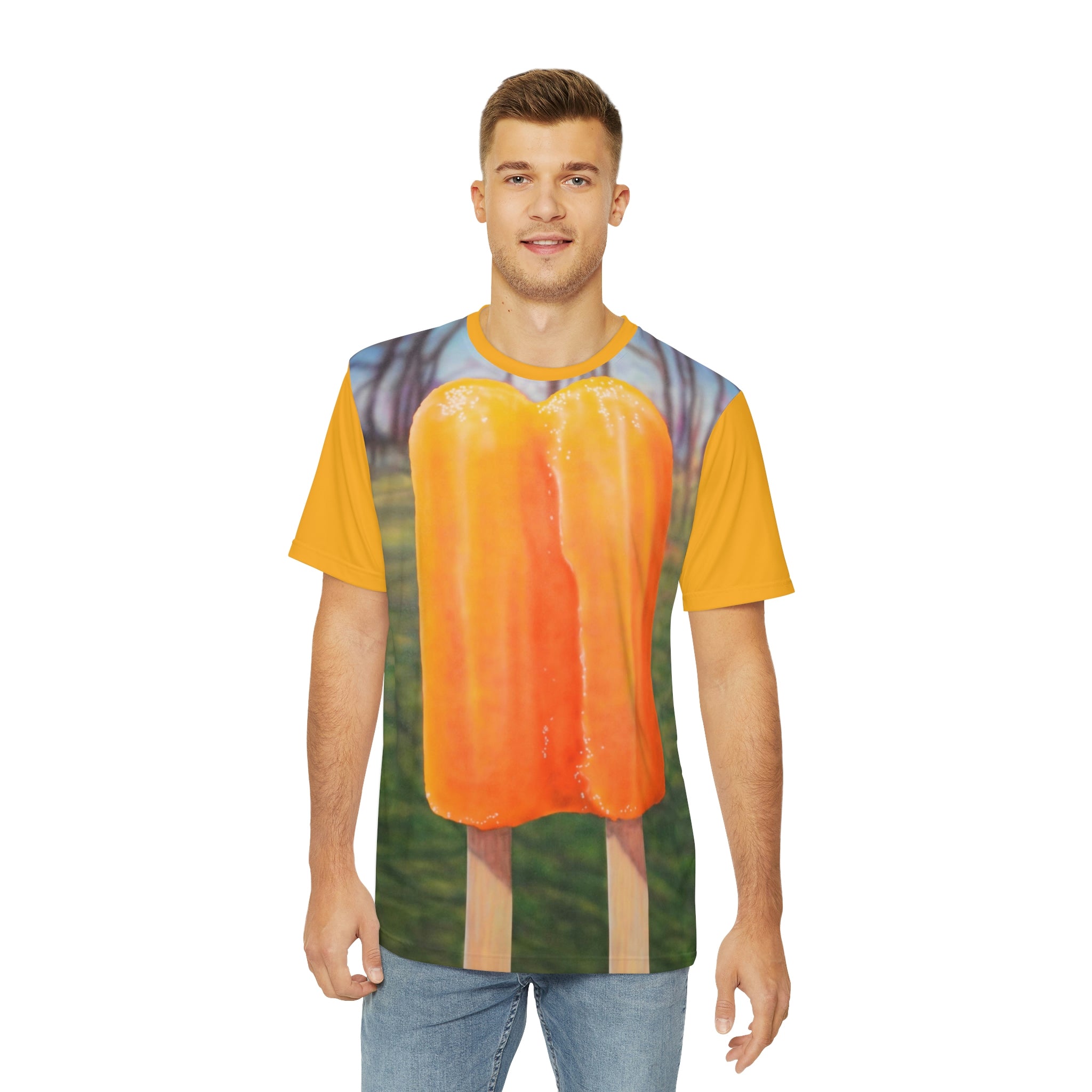 Orange Popsicle Short Sleeve Shirt