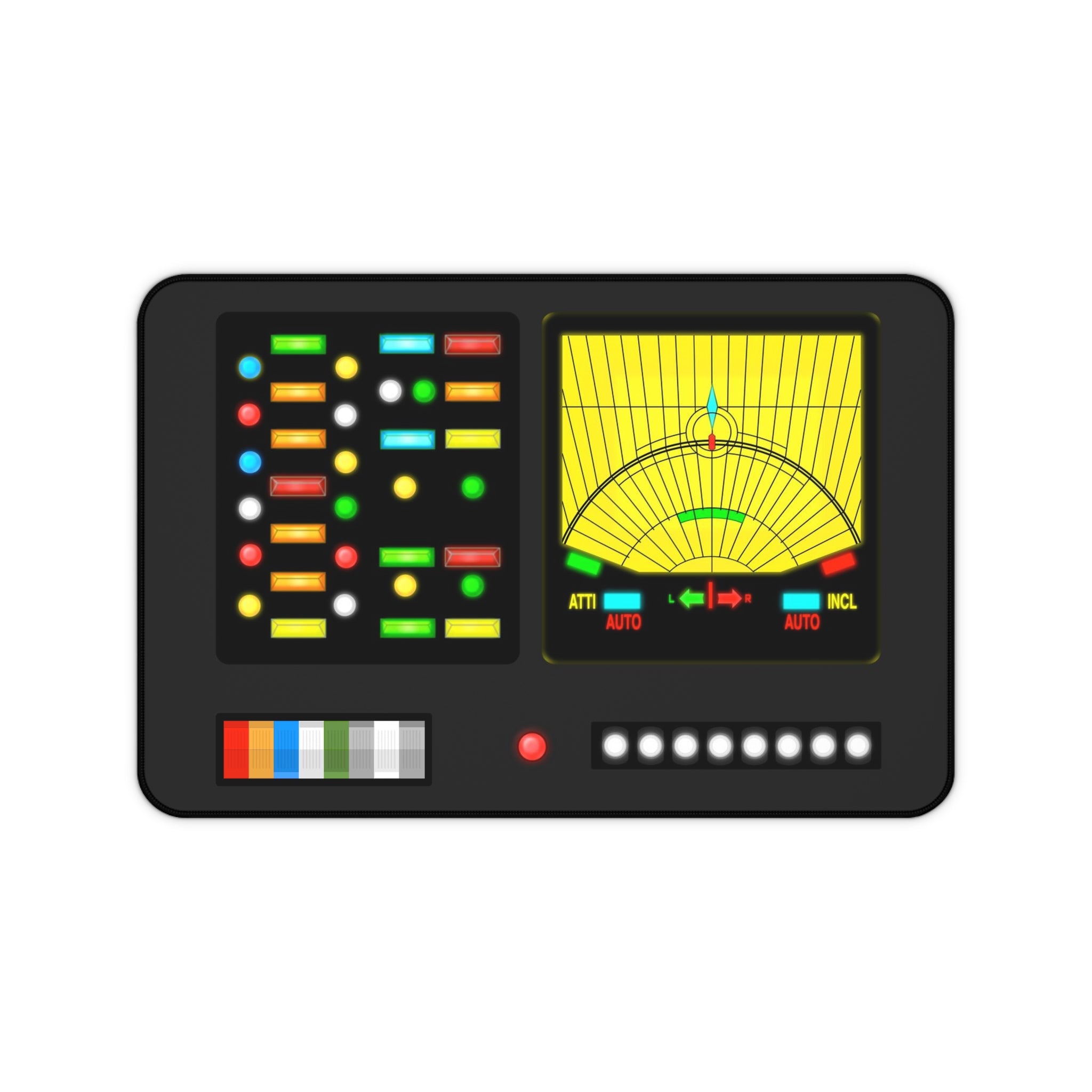 Starship Navigation Console Controls Desk Mat TOS