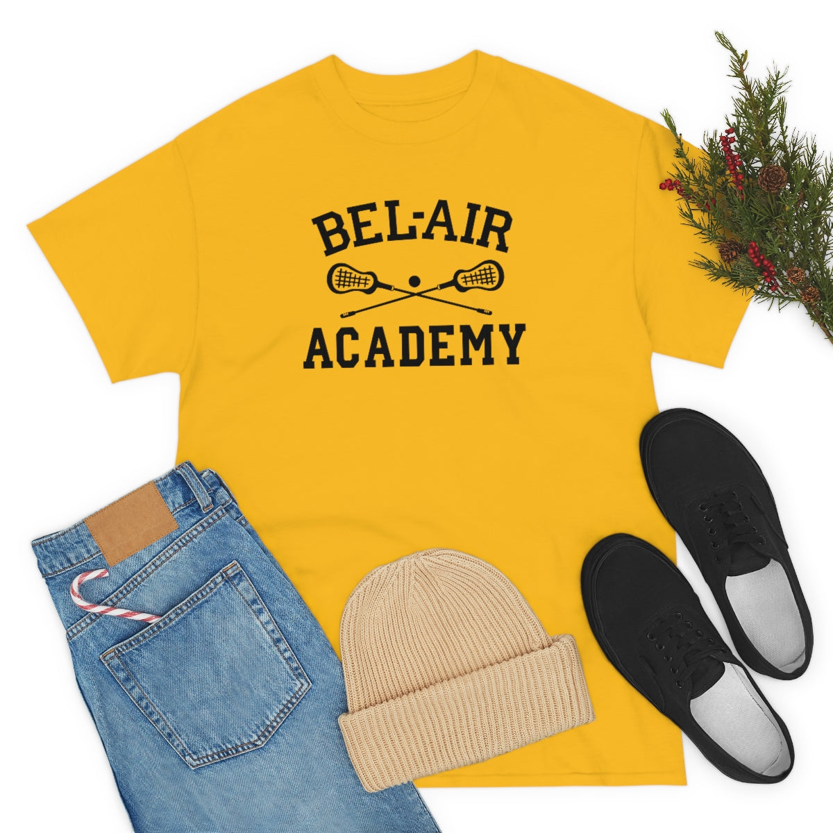 Bel-Air Academy Lacrosse Heavy Cotton Tee