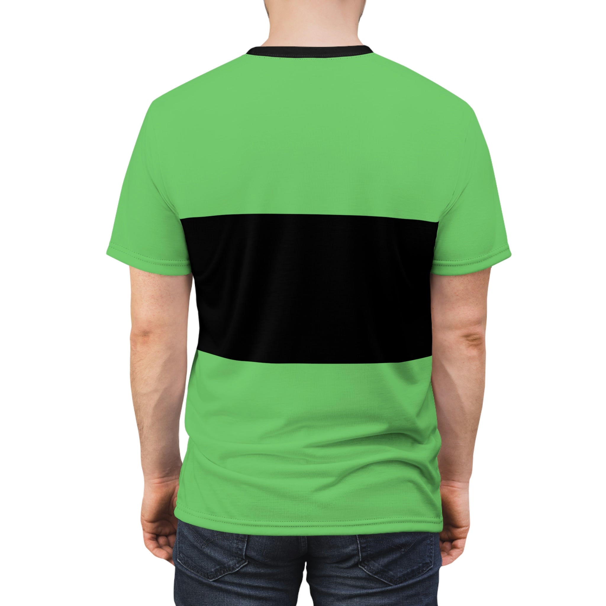 Powerpuff Green Costume Short Sleeve Shirt Buttercup