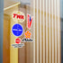 TWA Vinyl Decal Stickers Assortment