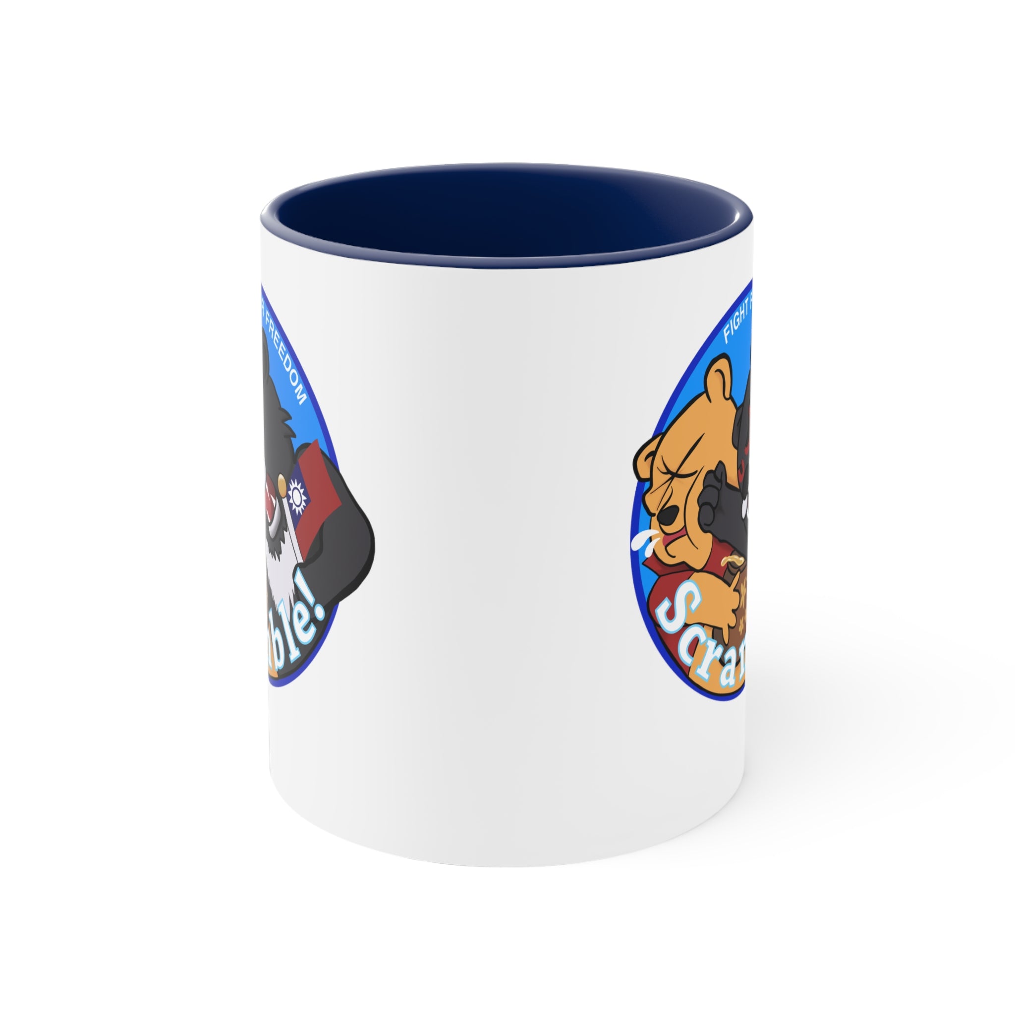 Scramble! Taiwan Air Force Xi Jinping Getting Punched  Coffee Mug