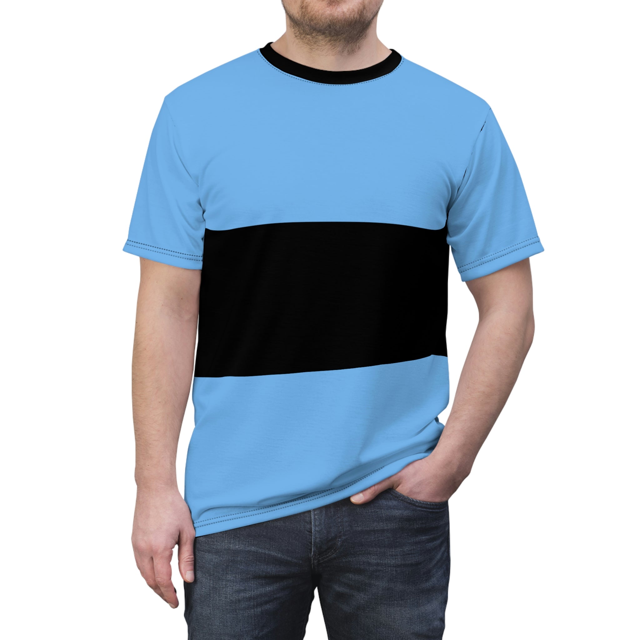 Powerpuff Blue Costume Short Sleeve Shirt Bubbles