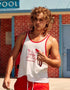 Lifeguard Hawkins Pool Muscle Tank Top Uniform Costume