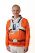 X-Wing Rebel Pilot Flight Suit Hoodie Uniform - Distressed - Pullover