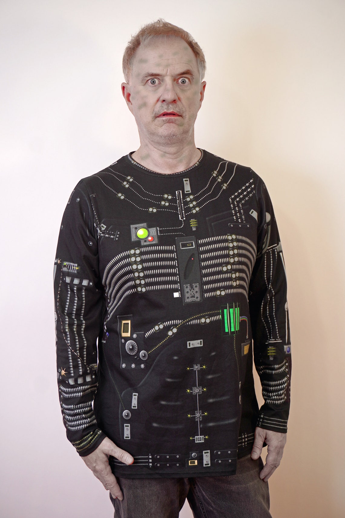 Cy Borg Sweatshirt Costume - TNG