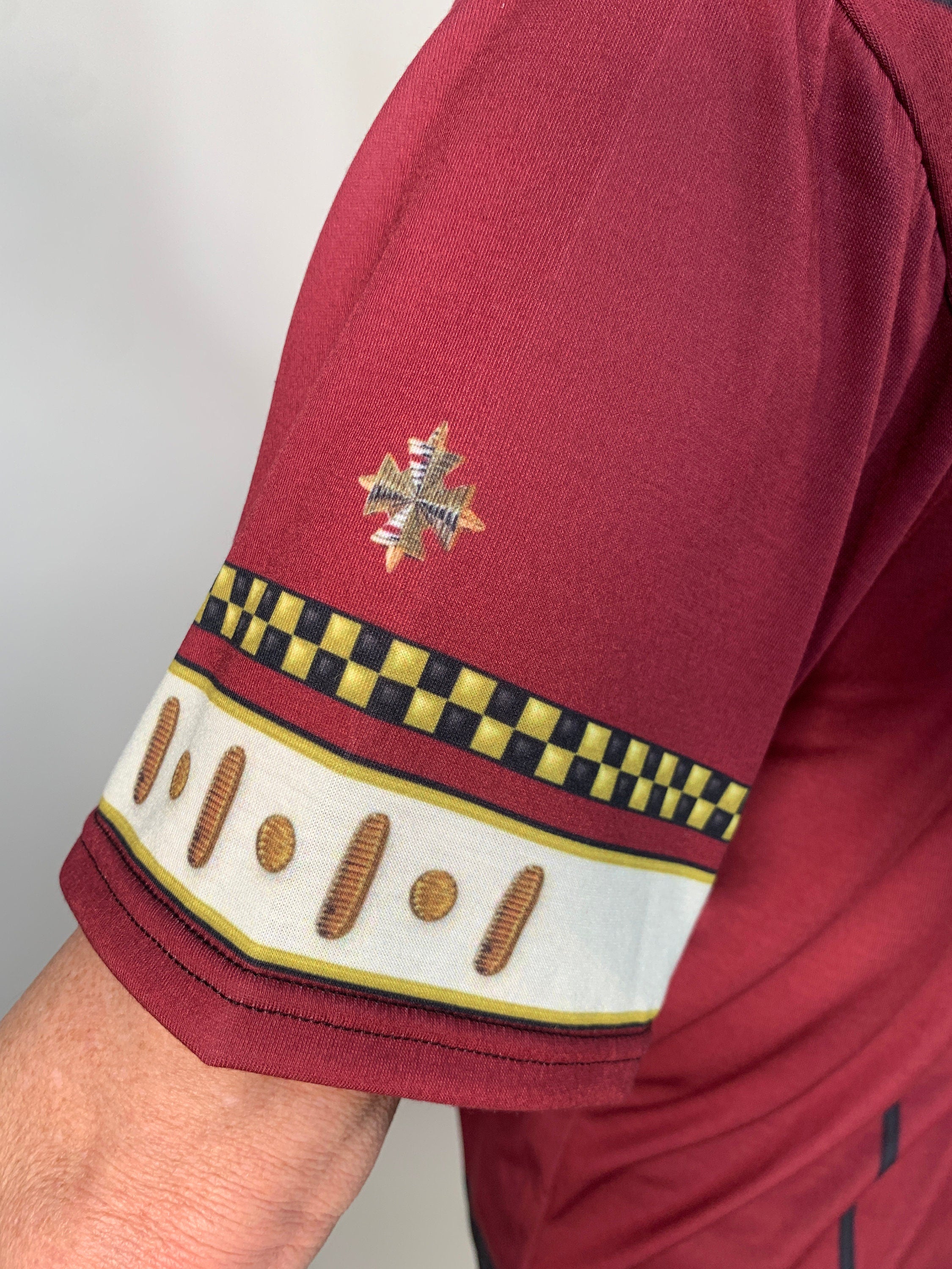 TWOK Admiral Kirk Uniform Style T-Shirt Monster Maroon